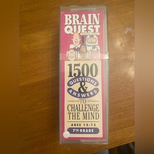Vintage Original 90's Brain Quest - 2 Decks - 7th Grade (Ages 12-13) vintage